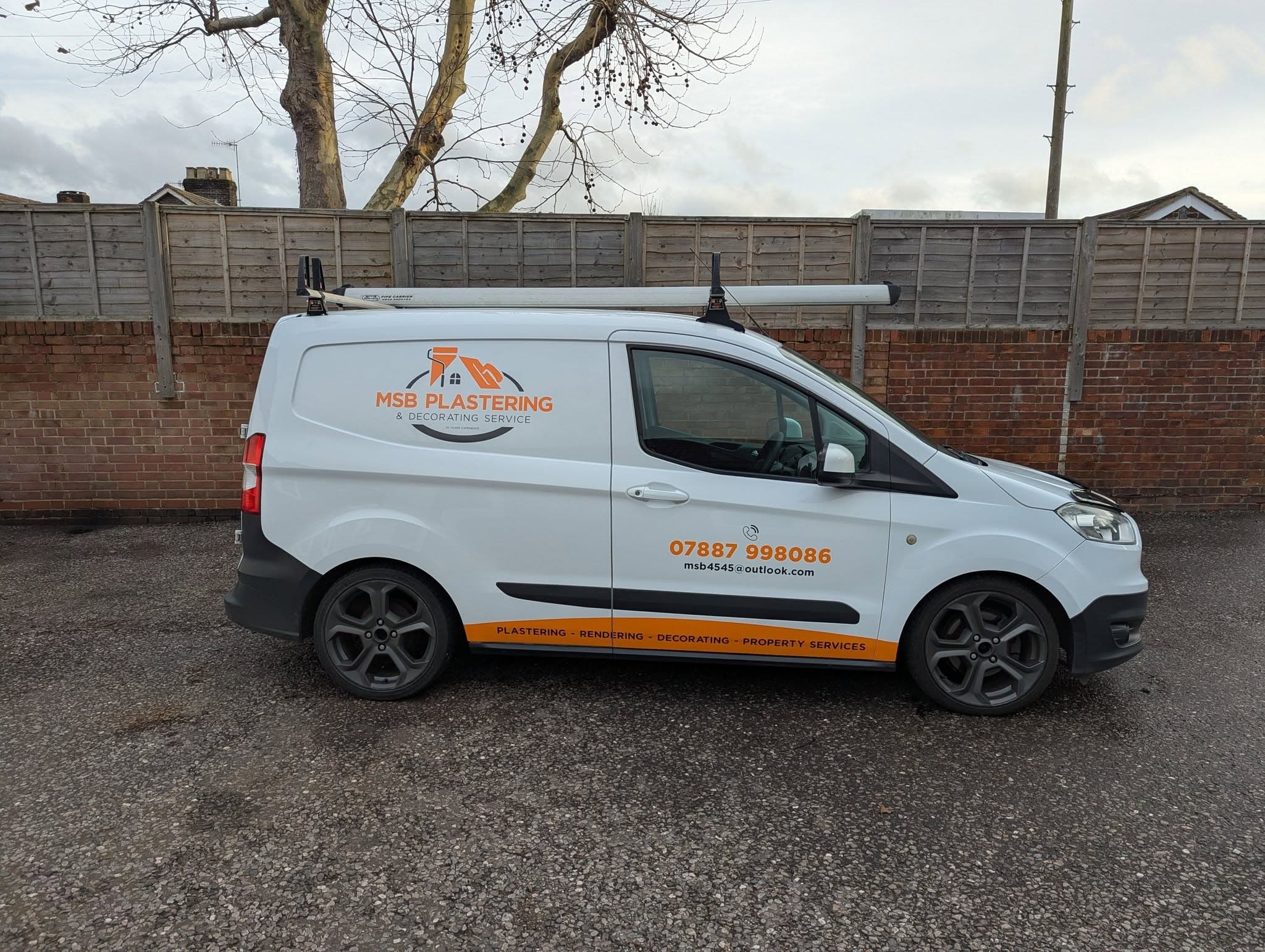 MSB Plastering van